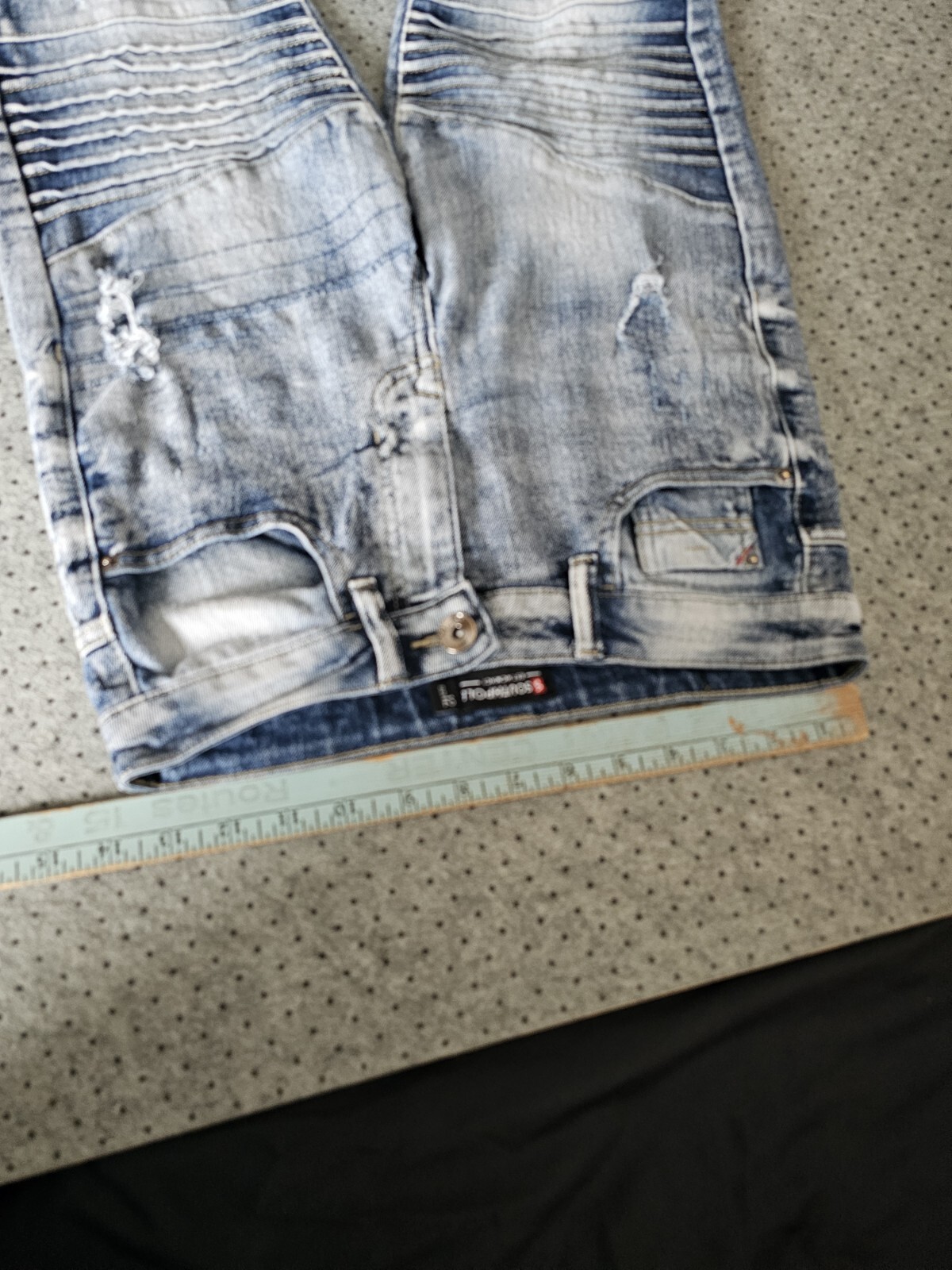Southpole Y2K Hip Hop Jeans Size 12 Blue Stretch Moto Returns Accepted