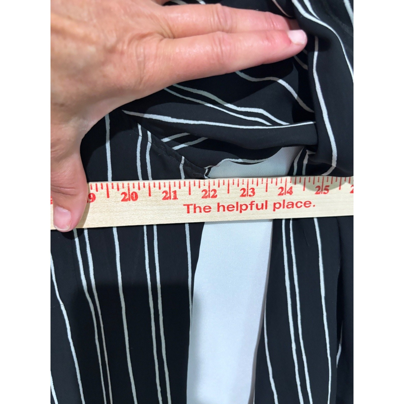Who What Wear Women’s Black & White Long Sleeve Button Down Shirt sz XL Capsule