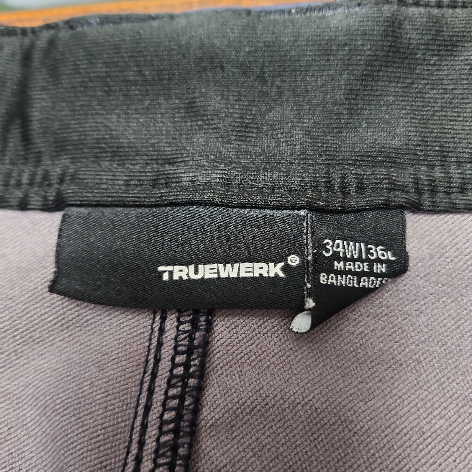 Truewerk T2 Werkpant Men’s 34x36Blue Technical Work Utility Cargo Pants