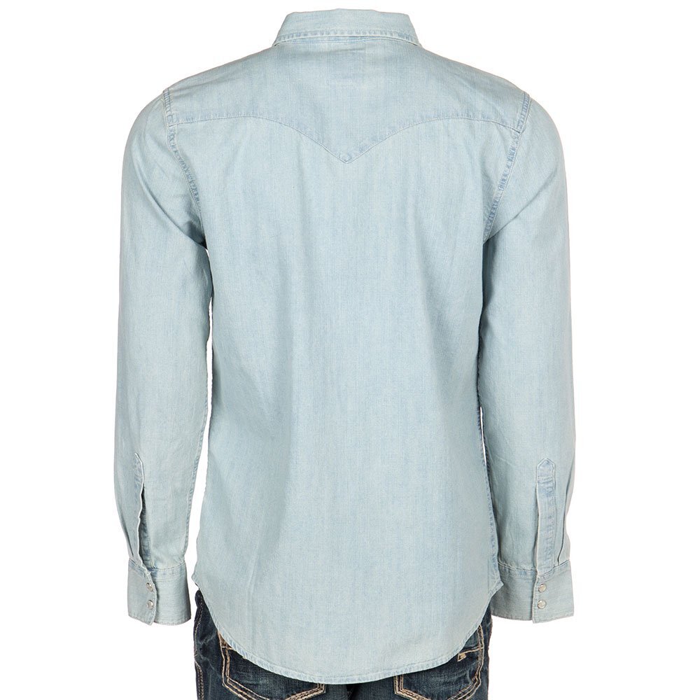 Levi’s Classic Casual Sawtooth Denim Western Shirt Light Blue 3LYLW2262 NAB