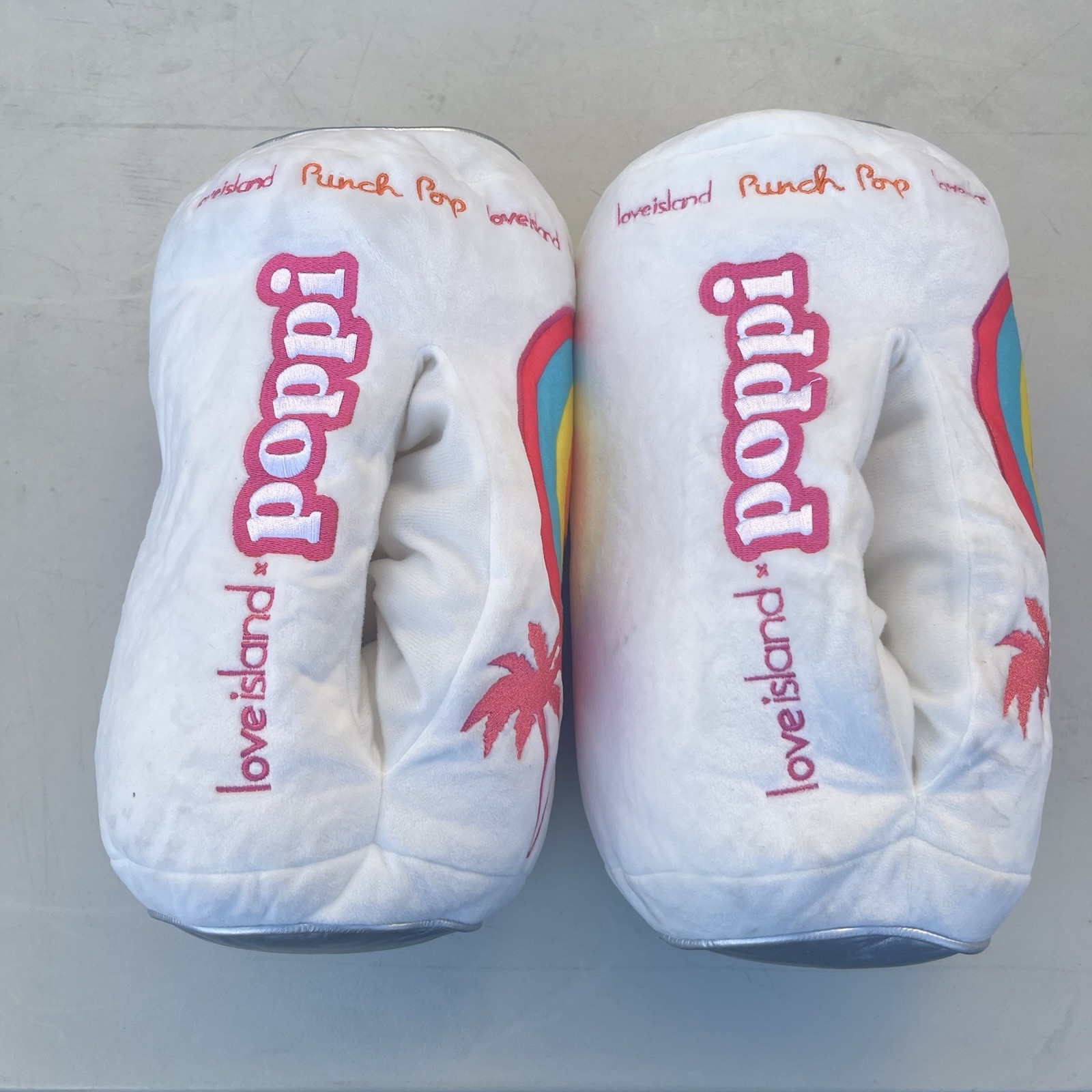Poppi x Love Island Punch Pop Merch Can Slippers Netflix