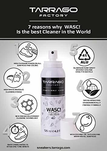 Tarrago SneakersCare WASC Cleaner| Deep Cleaning with Optical Whitening| 4.2 Fl.