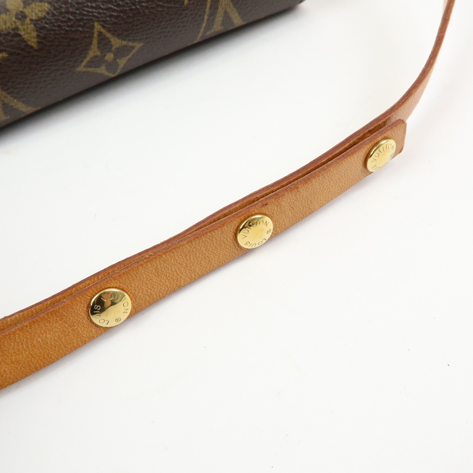 Louis Vuitton Monogram Pochette Florentine XS Waist Bag Belt M51855 Used F/S