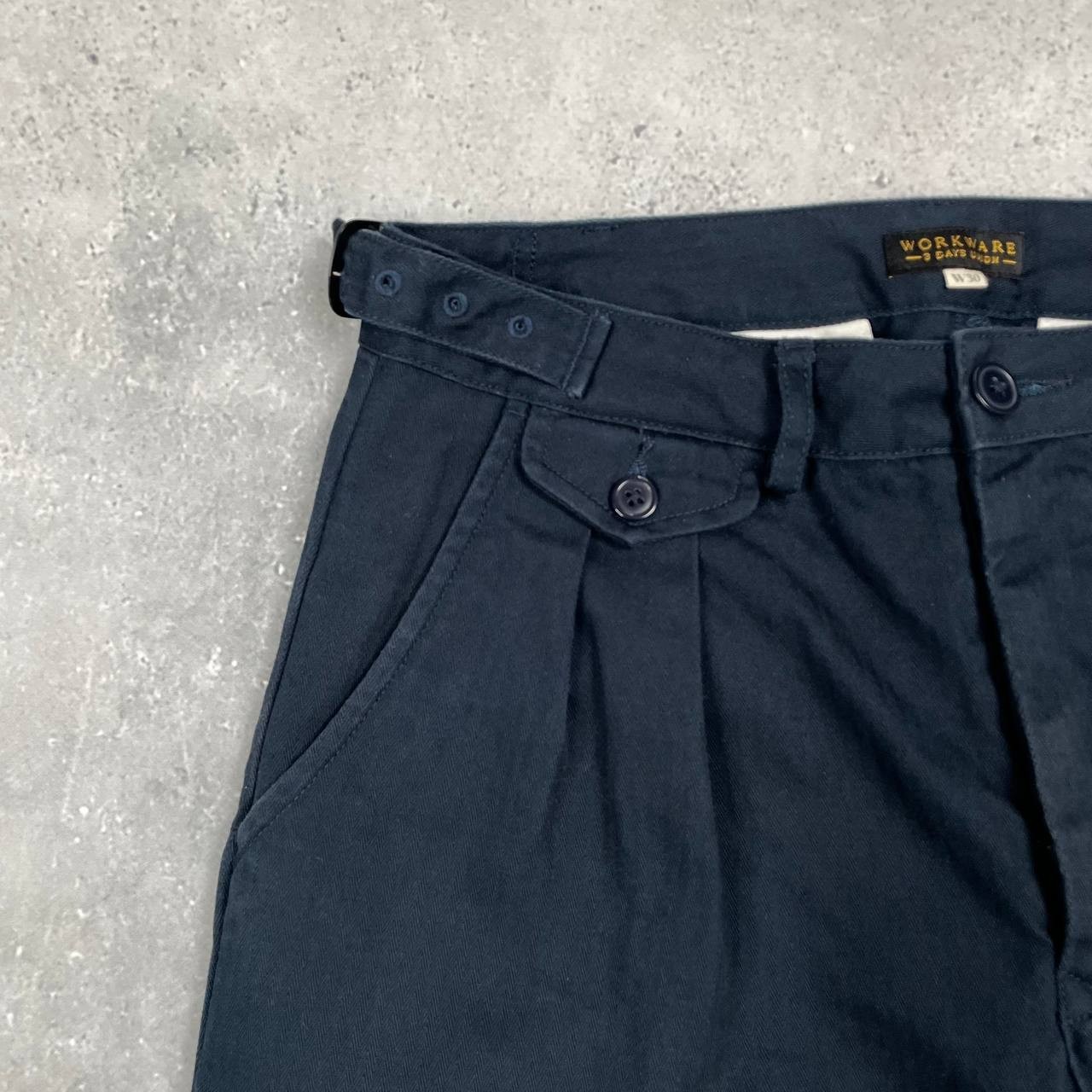 Workware 3 Days Out Heritage HBT Trousers Faded Blue Size W30