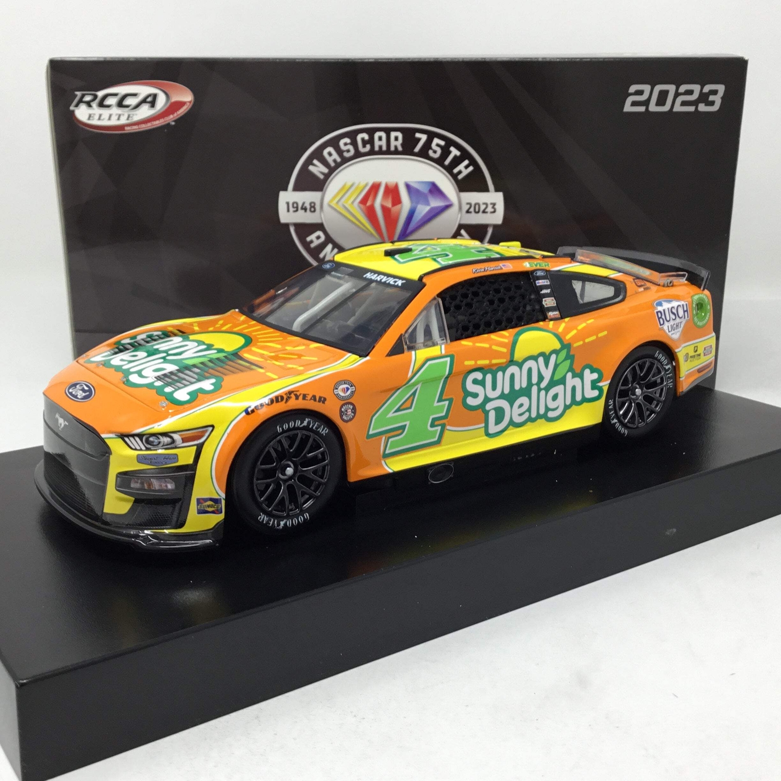 Kevin Harvick 2023 Sunny Delight Darlington Throwback 1:24 Elite Diecast
