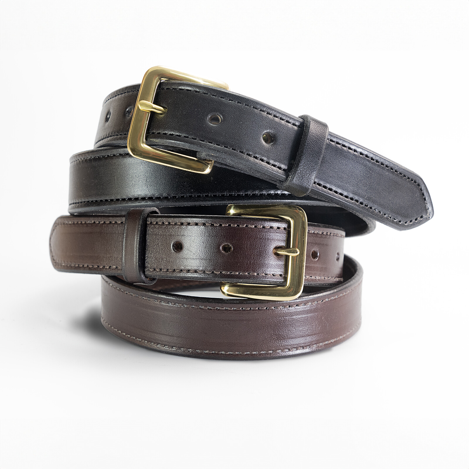 Amish Handcrafted Leather Belt, Beautiful, Timeless, Strong, 1 1/4 in wide