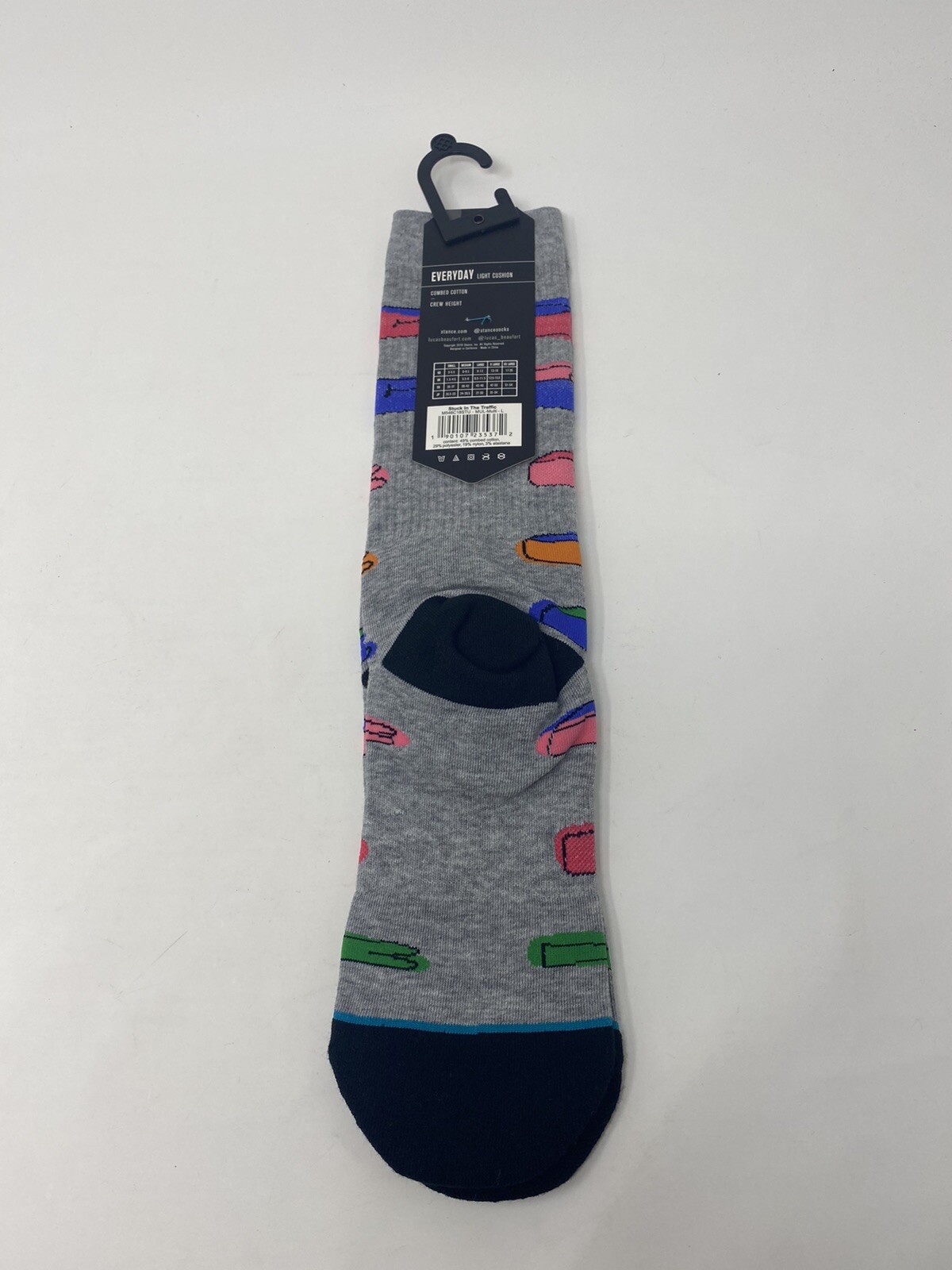 Stance ‘Stuck In The Traffic’ Lucas Beaufort Socks – Size Large (9-12) – NEW !