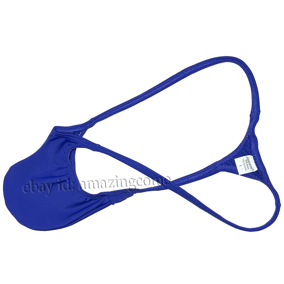 Men’s Spandex Micro Thong Underwear Contour Pouch G-string Tangas Bikini T-back