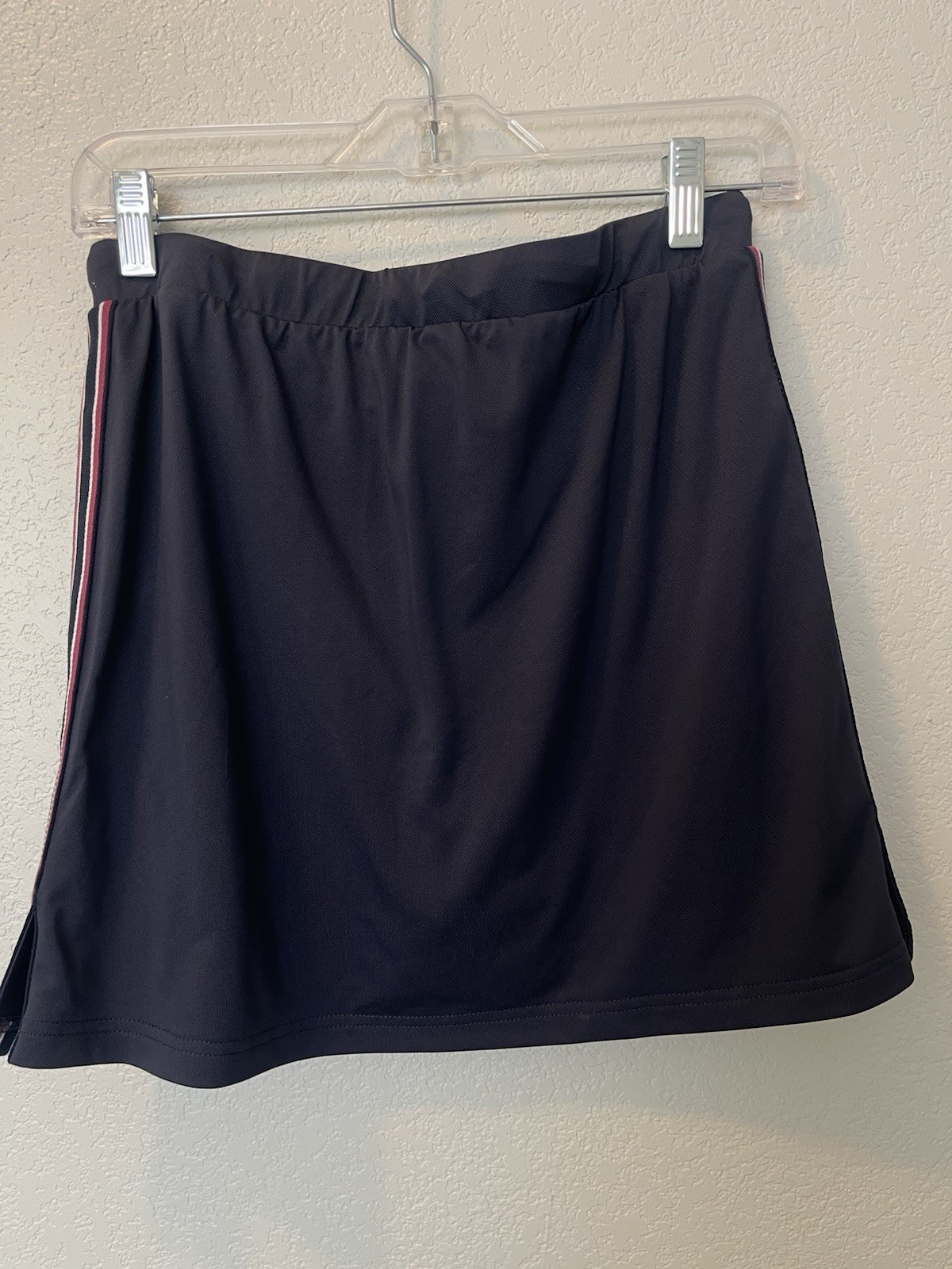 Varley Patrick Skort Womens Small Navy Blue Striped Athletic Tennis Golf New