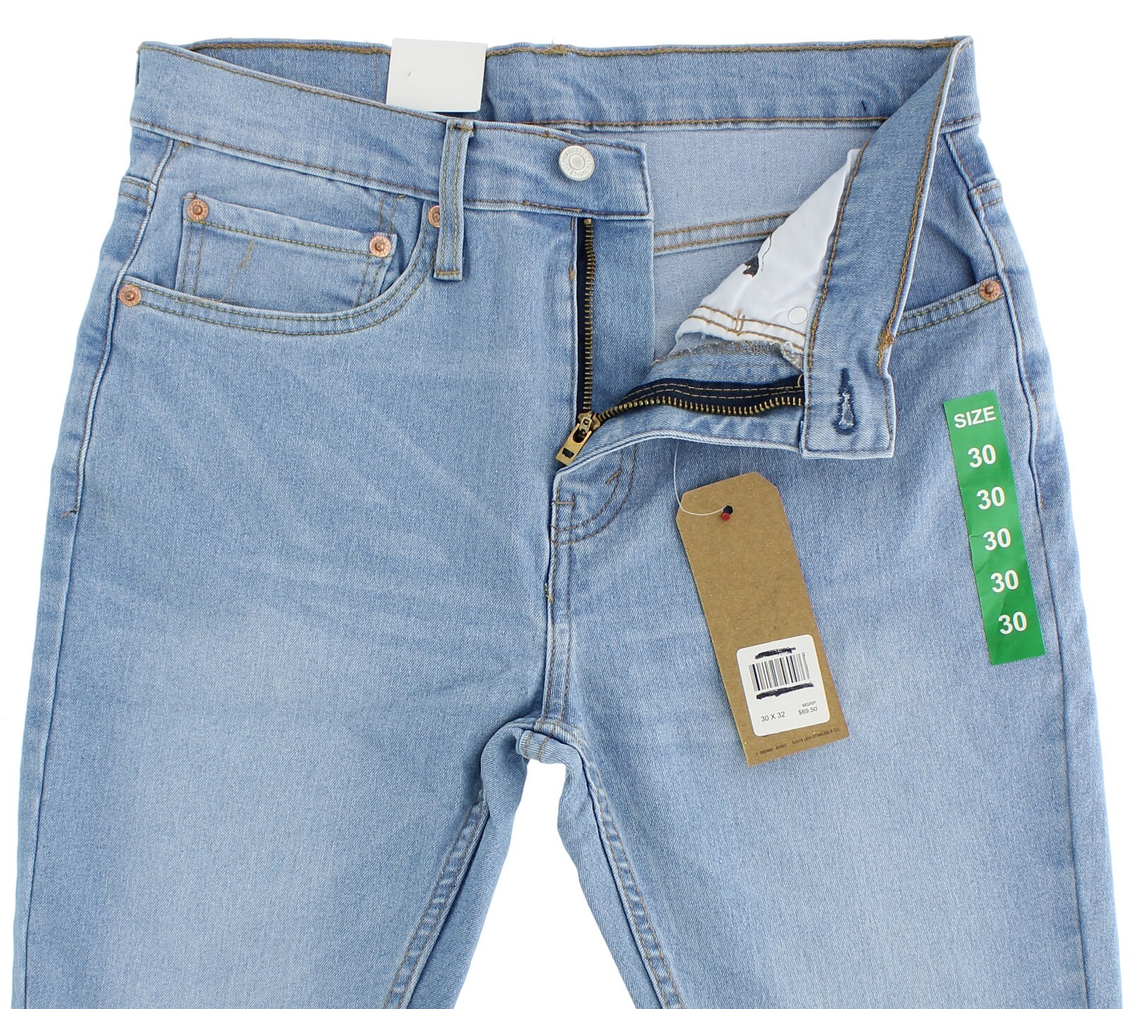 Levi’s Men’s 511 Jeans 32″ Inseam, Slim Fit Low Rise Stretch Denim Tapered Pants