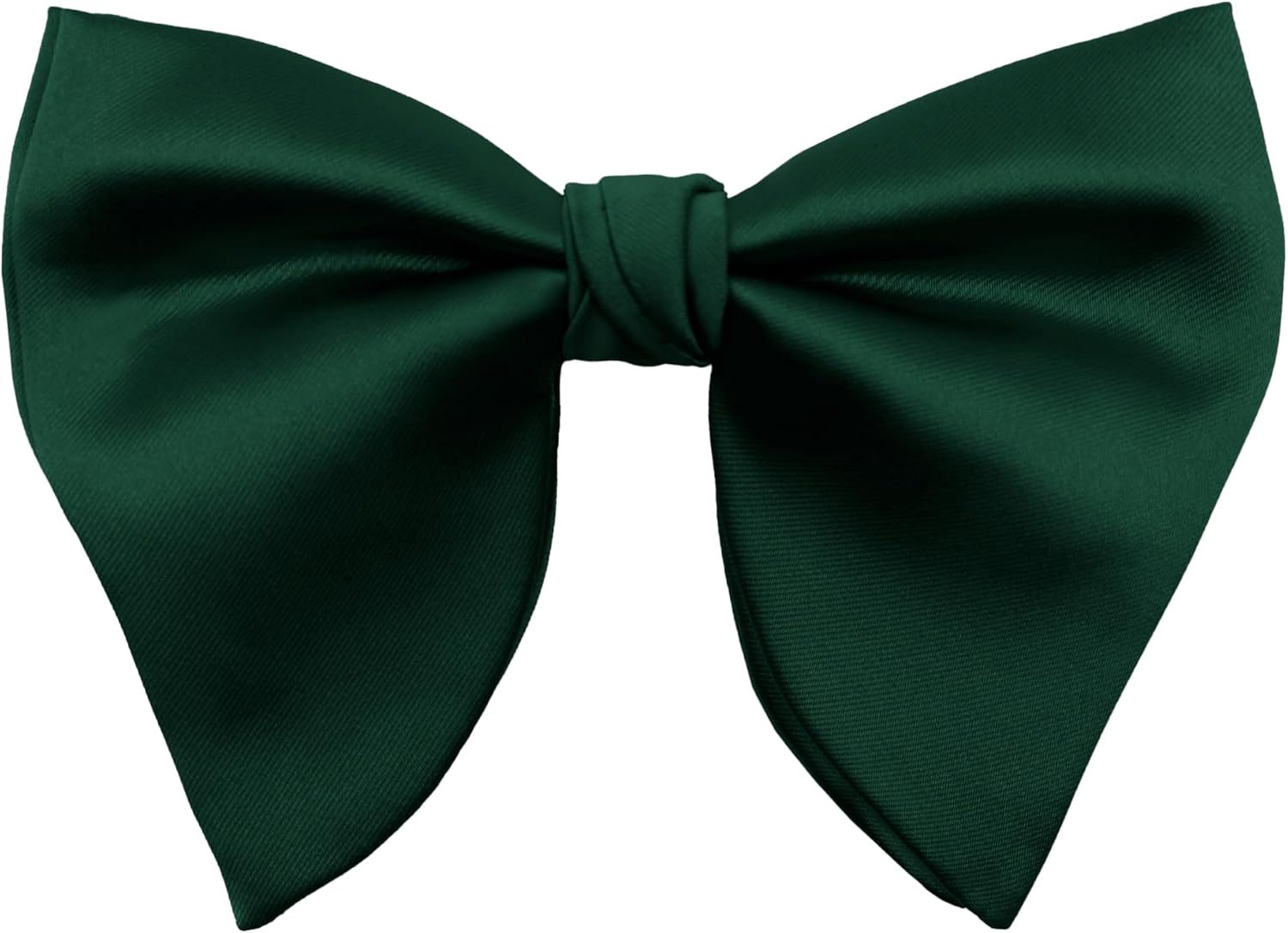 Black Bow Ties for Men Solid Color Pre-Tied Adjustable Bowtie Clip on Bow Tie Fo