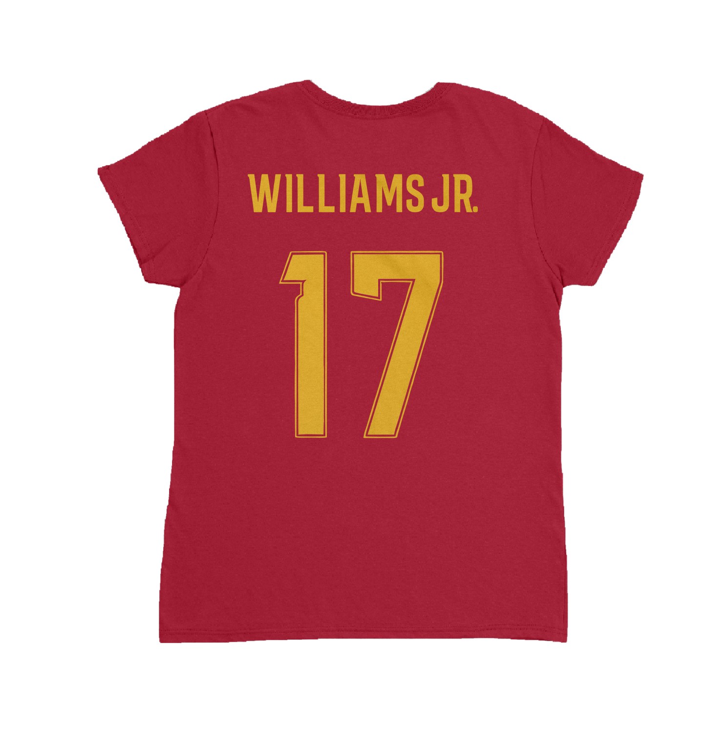 Spain Soccer Pride Williams Jr 17 Two-Sided Tribute Ladies’ Crewneck T-Shirt