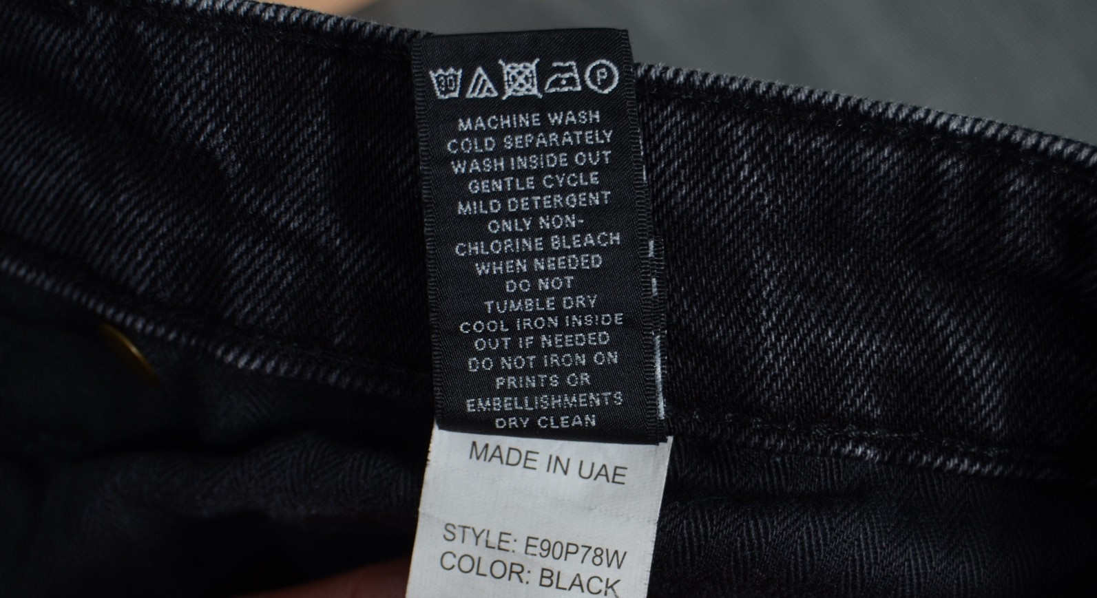 Prps Men’s Windsor Tapered Skinny Fit Cargo Stretch Black Jeans Size 40 40×34