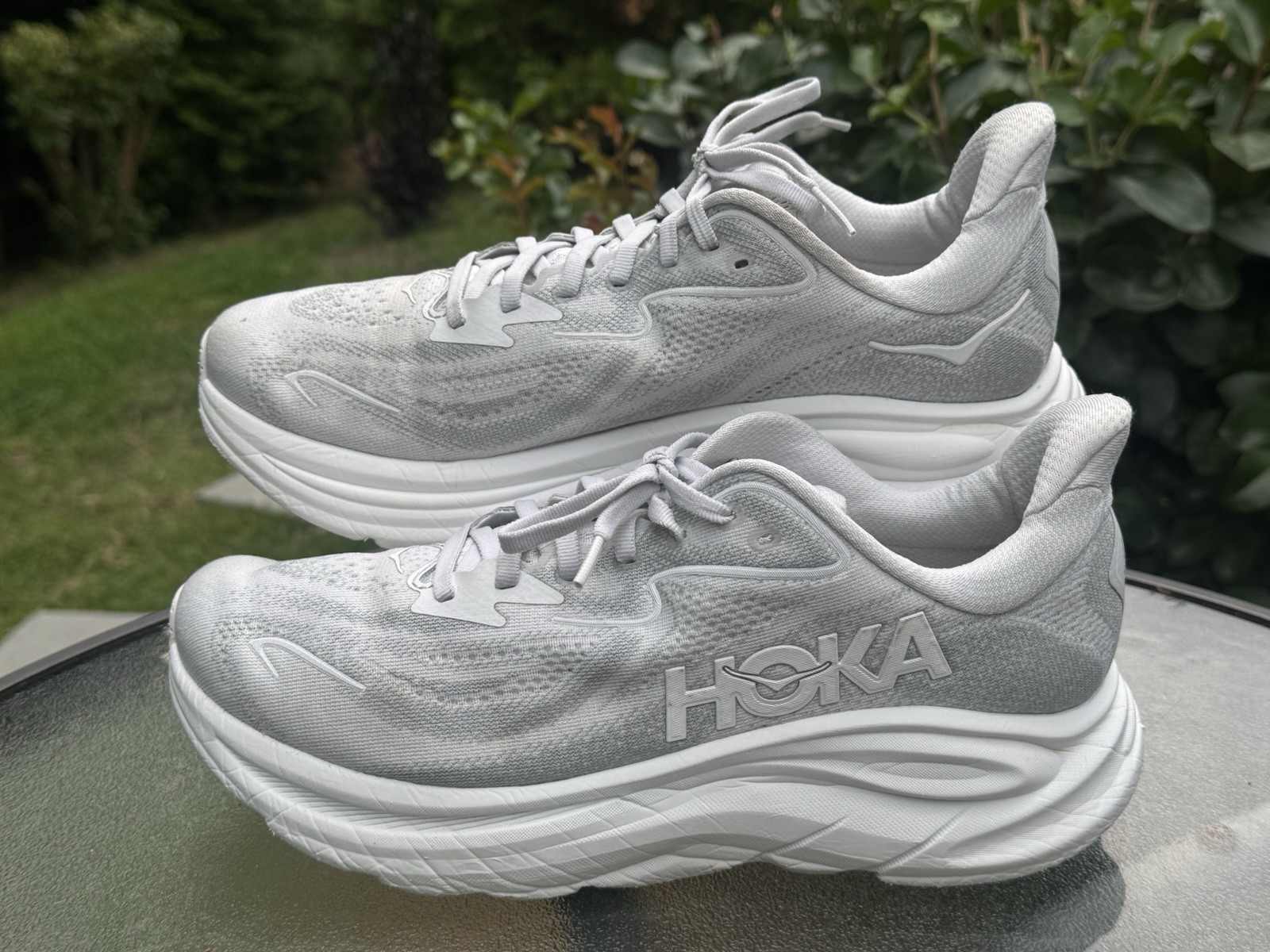 Hoka One One Clifton 10 Women’s Size 10 B Gray Running Athletic Shoes