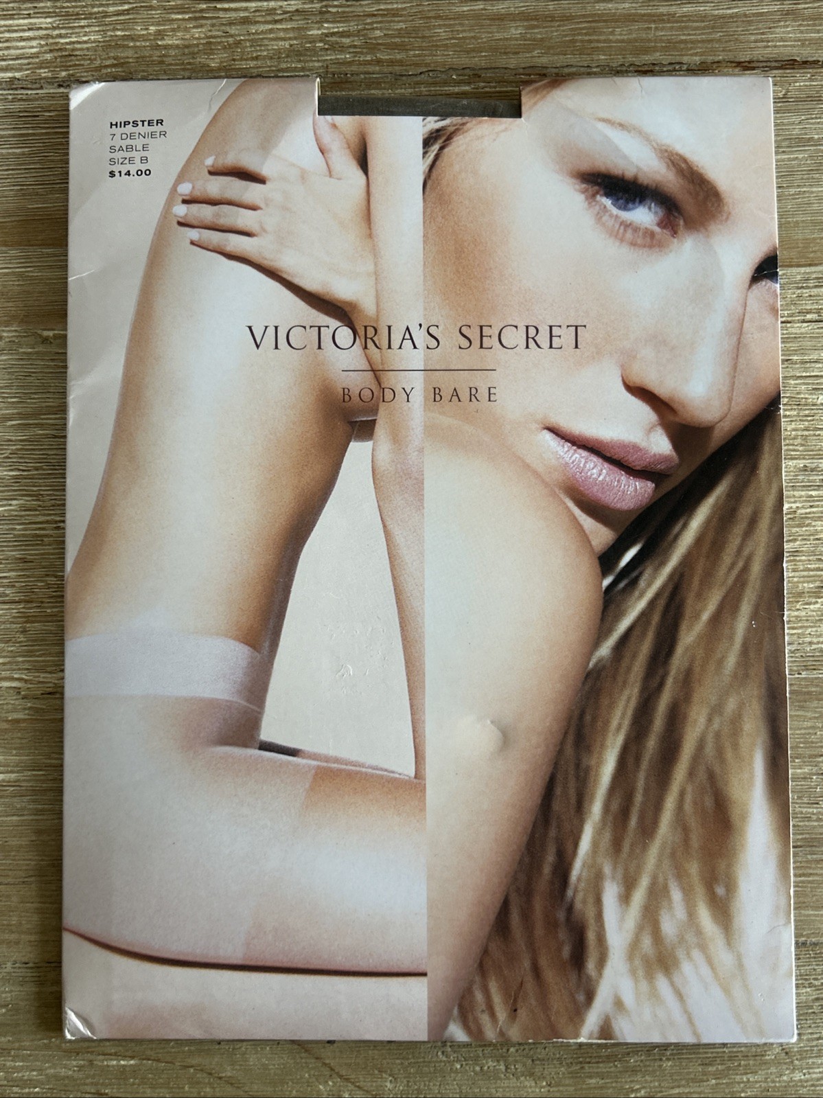 Victoria’s Secret Body Bare Size B Hipster Hosiery 7 Denier Sable Brown