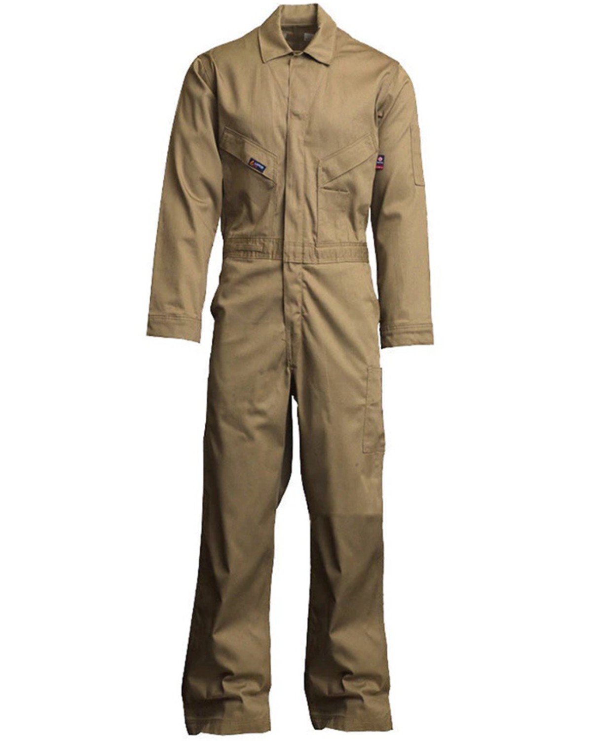 Lapco Men's FR Deluxe Coveralls – Big – CVFRD7KH-BIG-7X-9X 7XL SHT
