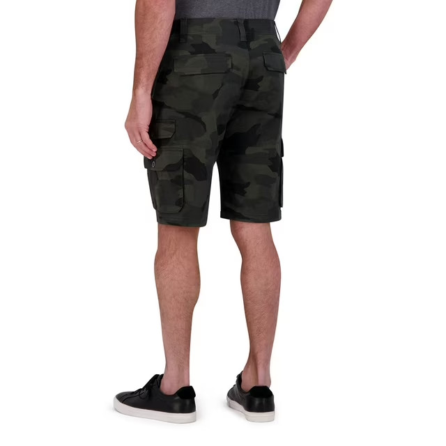 Iron Co Men’s Stretch Multi Pocket Cargo Short Size 38 Jungle Camo