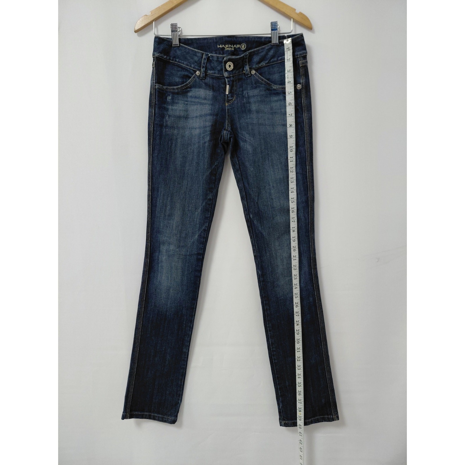 NAF NAF Jeans Blue Denim Mid (10-12 in) Regular Women Size 6