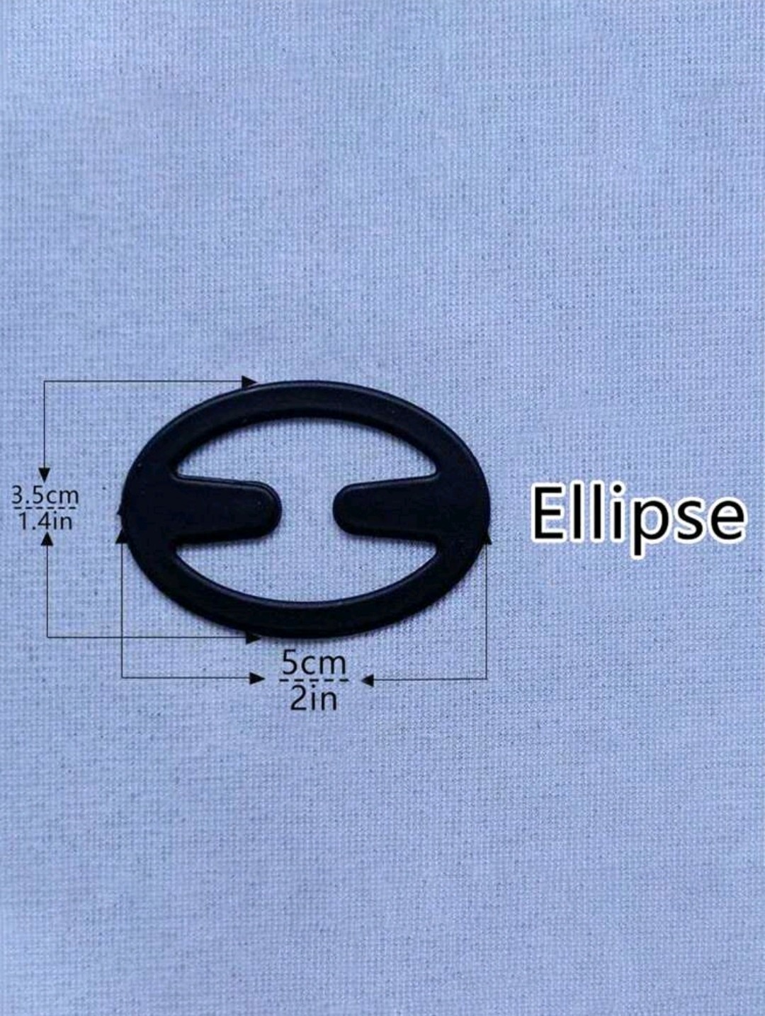 4PCs Women Bra Strap Holder Clips Oval Shape Anti-Slip Bra Cross Back Clips