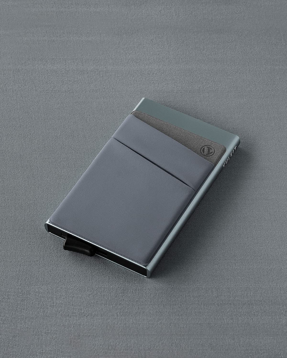 VULKIT Card Holder with Money Pocket Pop Up Wallet RFID Blocking Slim Metal Bank