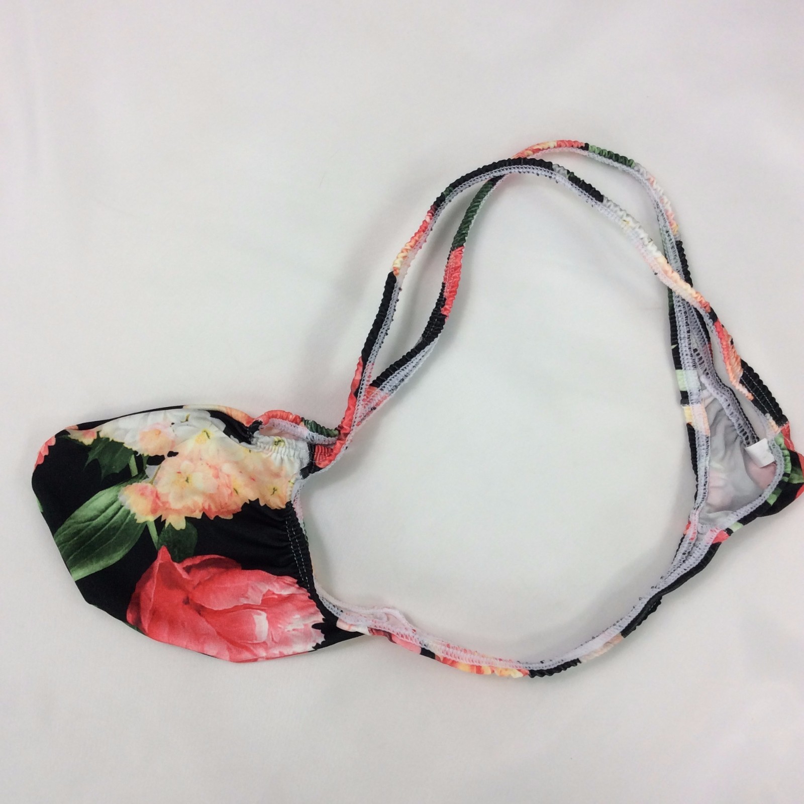 K403 P String Thong Grape Smugglers Contoured Pouch Floral Printed Jersey
