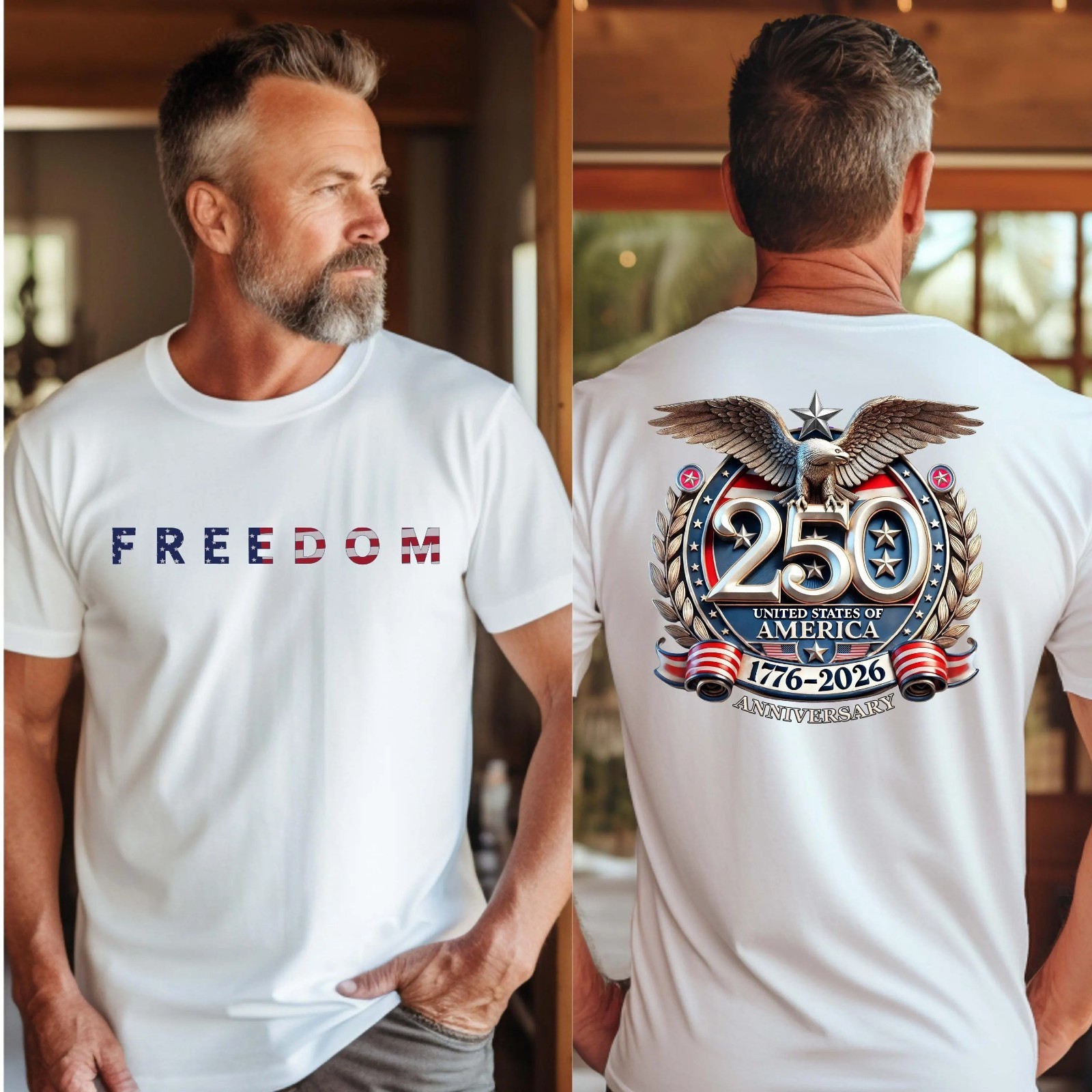 250th Anniversary Shirt, 1776–2026 America Anniversary,Patriotic Freedom