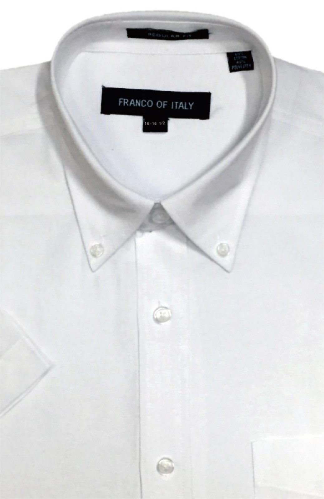 Men’s Short Sleeve Button Down Shirts Cotton Blend Oxford #SG02BS