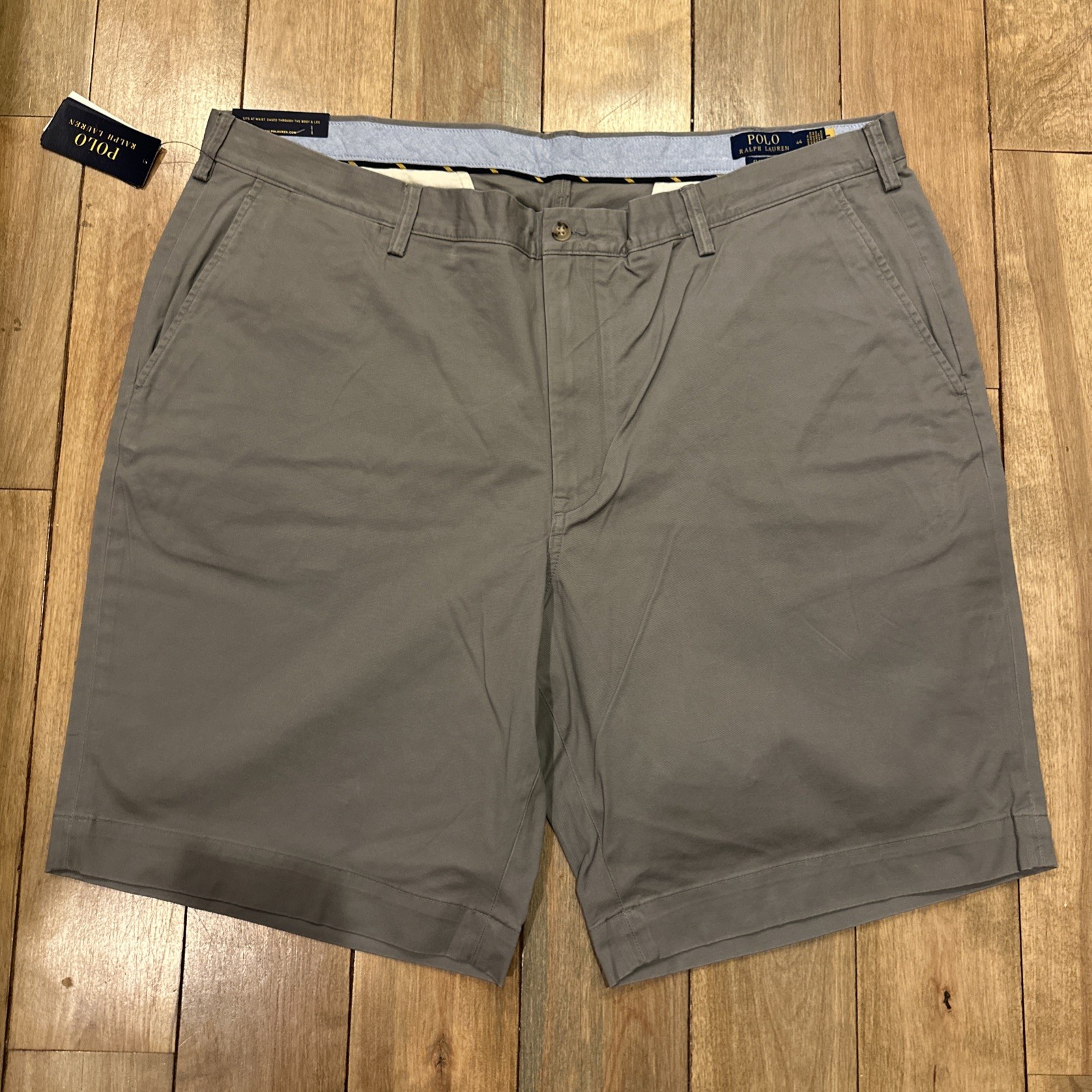 Polo Ralph Lauren Shorts Classic Stretch Fit 44B Mens Gray Preppy NWT 9in NEW