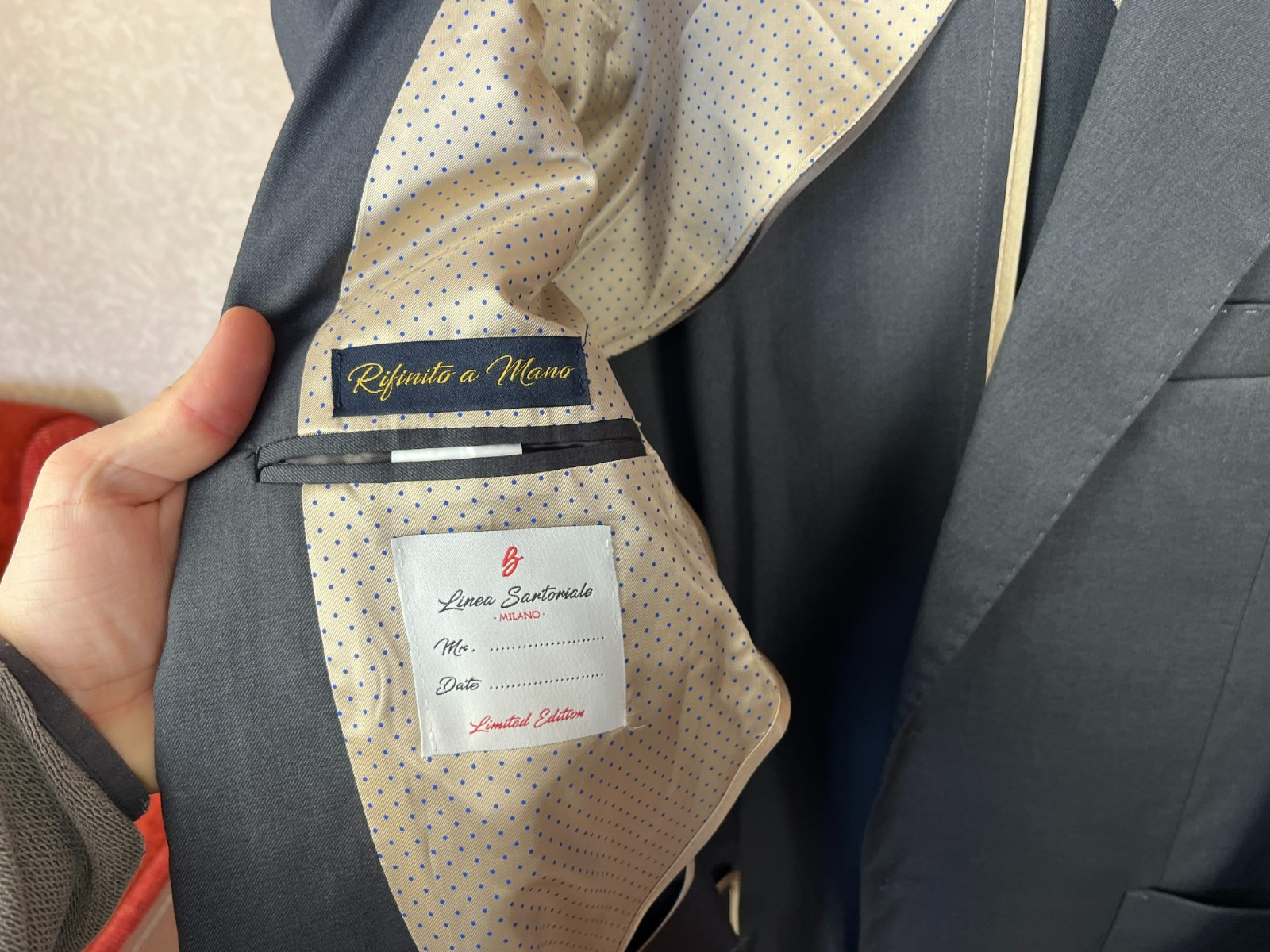 NWOT! Linea Sartoriale Gray 150’S Wool Half Lined Italian Formal Suit 42 W38 L33