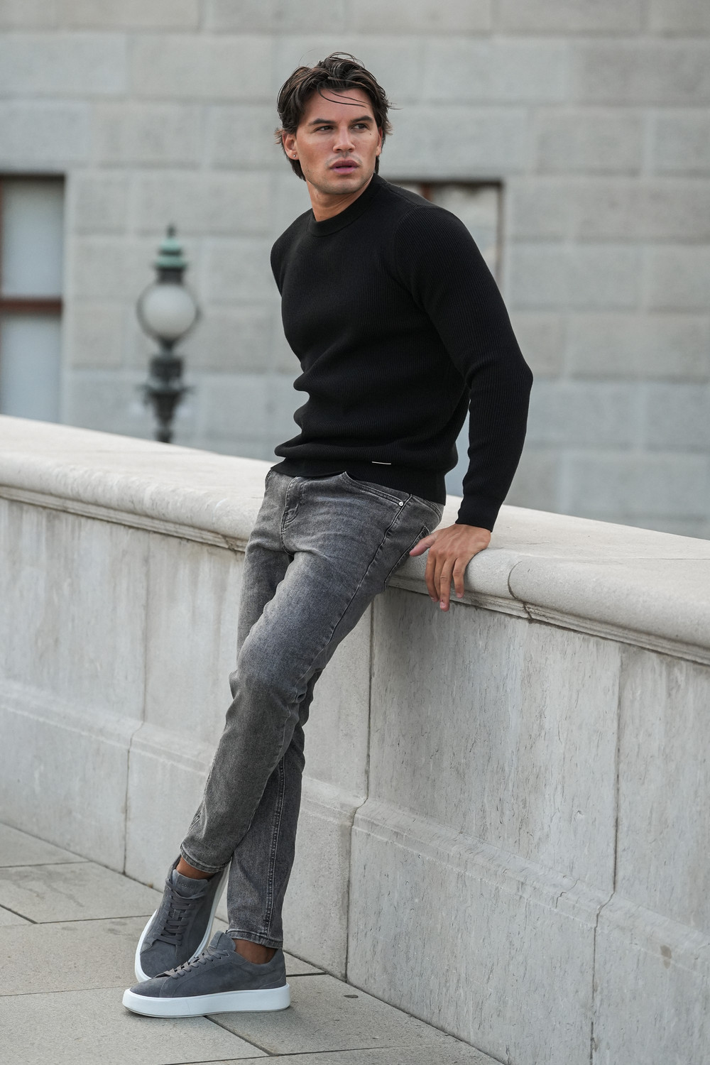 Mens Slim Fit Jeans Stretch Denim Pants Slim Skinny Casual Designer Jeans