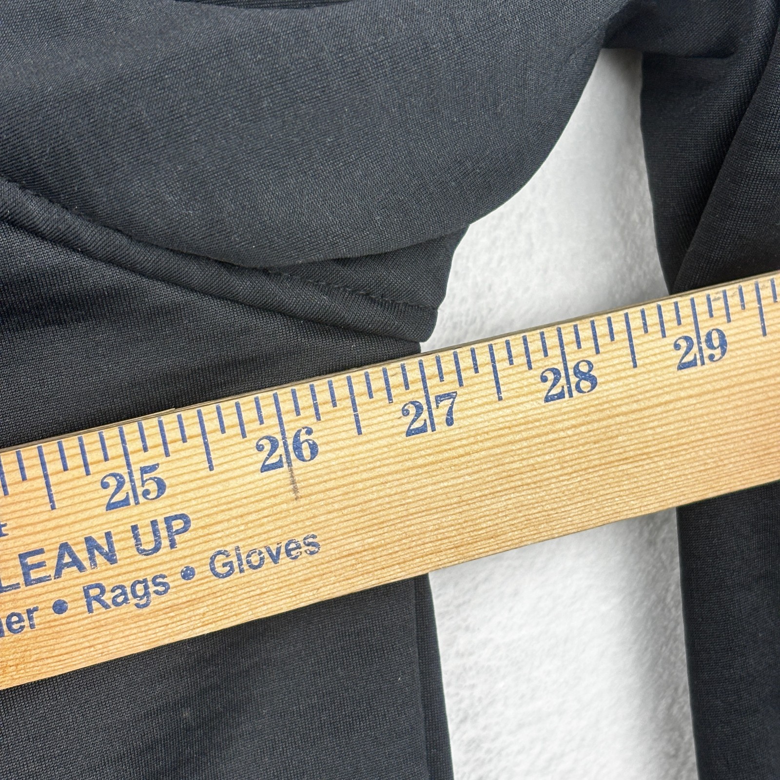Truewerk Grid Hoodie Mens 2XL Black Full Zip Thermal Workwear Performance