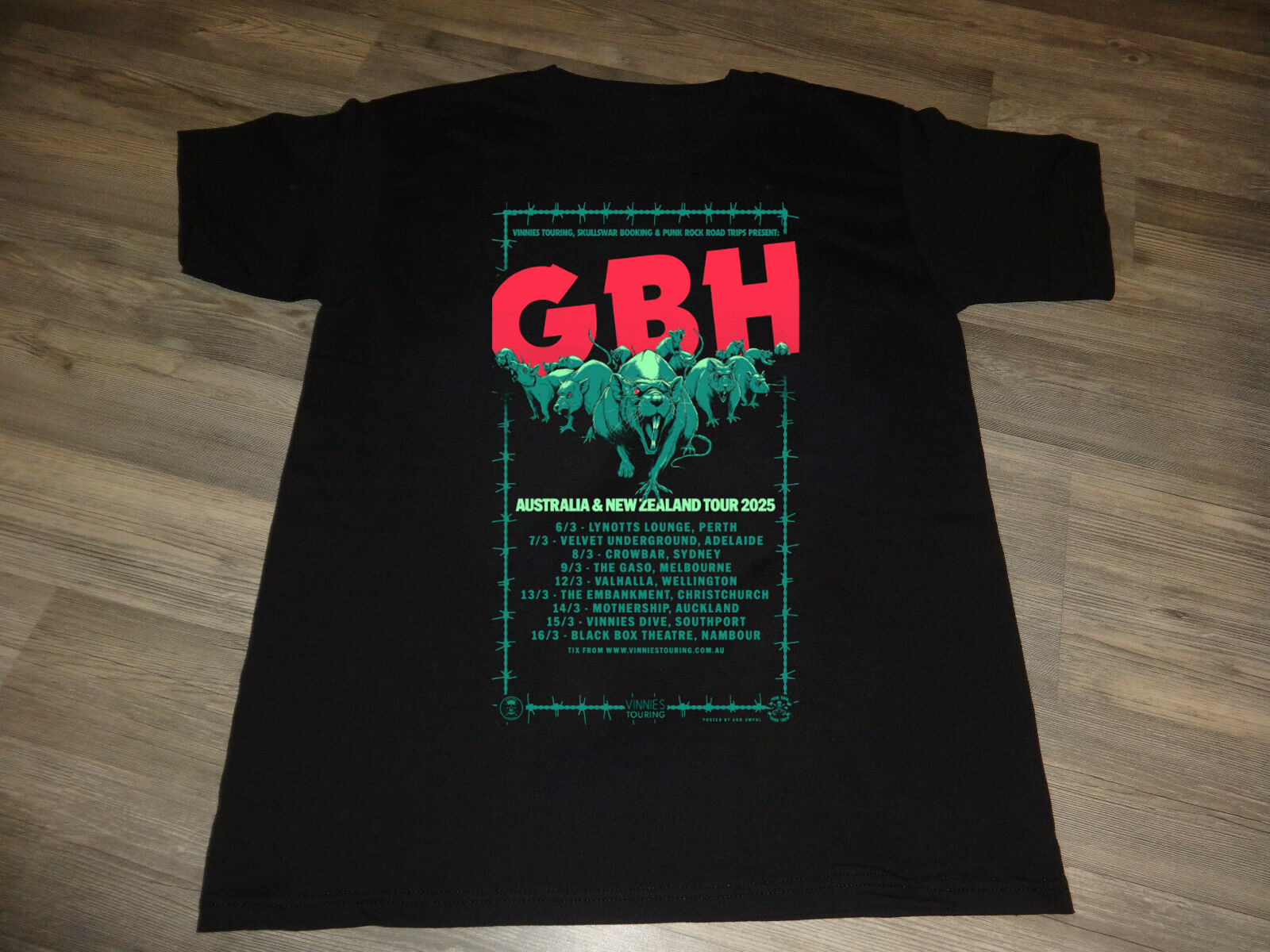 Band GBH 2025 Tour T Shirt gift for fans Size S-5XL AD91