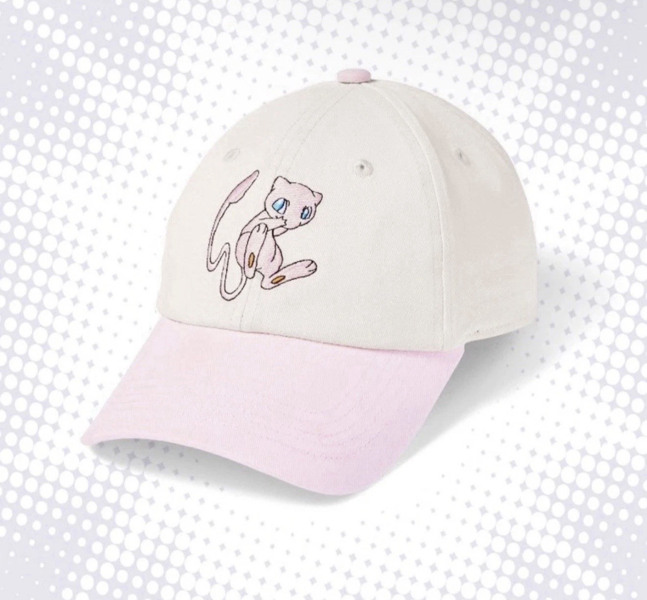 Pokemon x Target Mew Trainer Cap Pink Purple Strap Hat Brand New – Fast Shipping