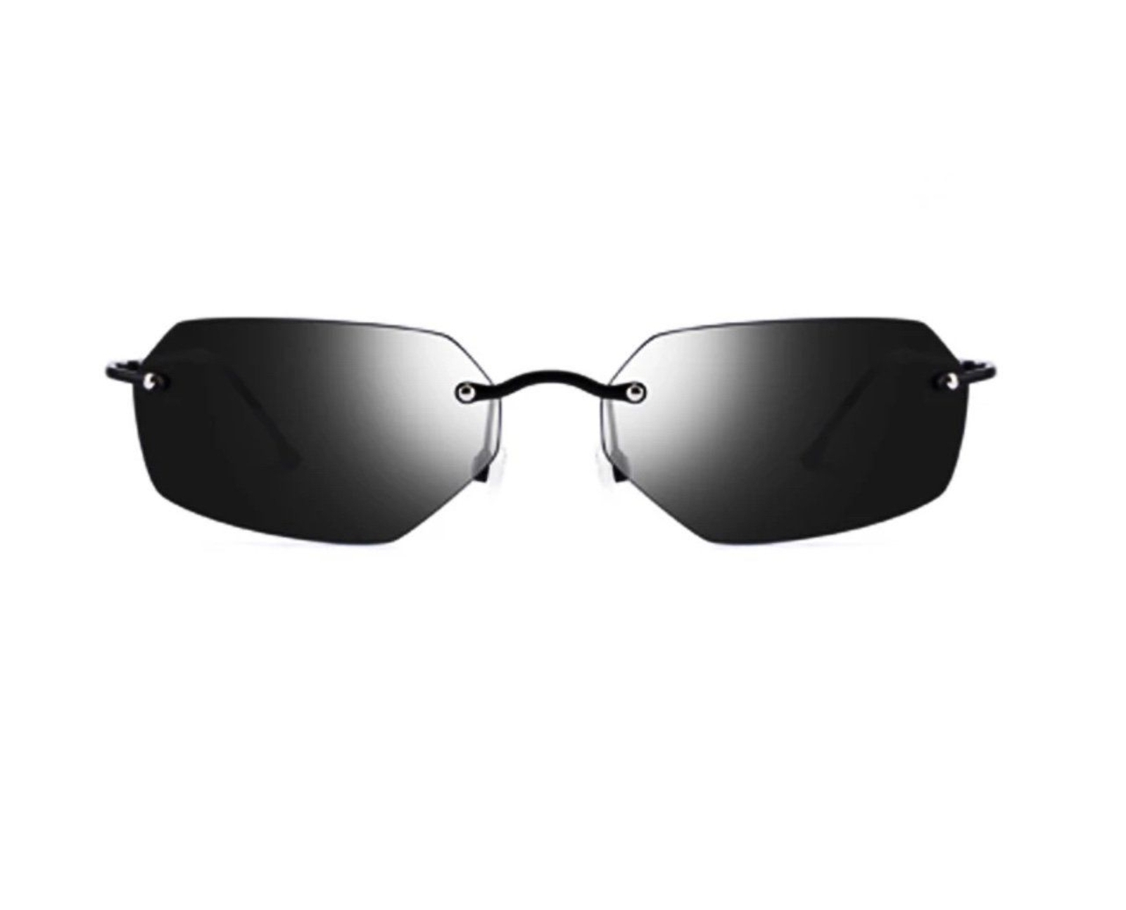 Fashion Cool The Matrix Agent Smith Neo Style Polarized Sunglasses Rimless