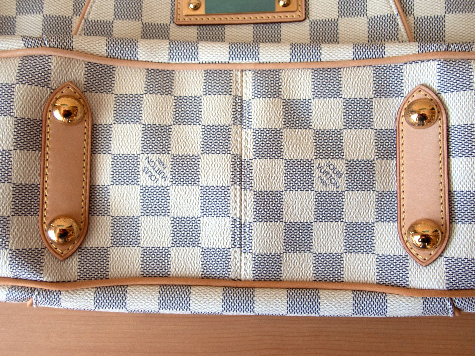 Louis Vuitton Galliera PM Damier Azur Shoulder Bag NEW Unused w/ Dust Bag