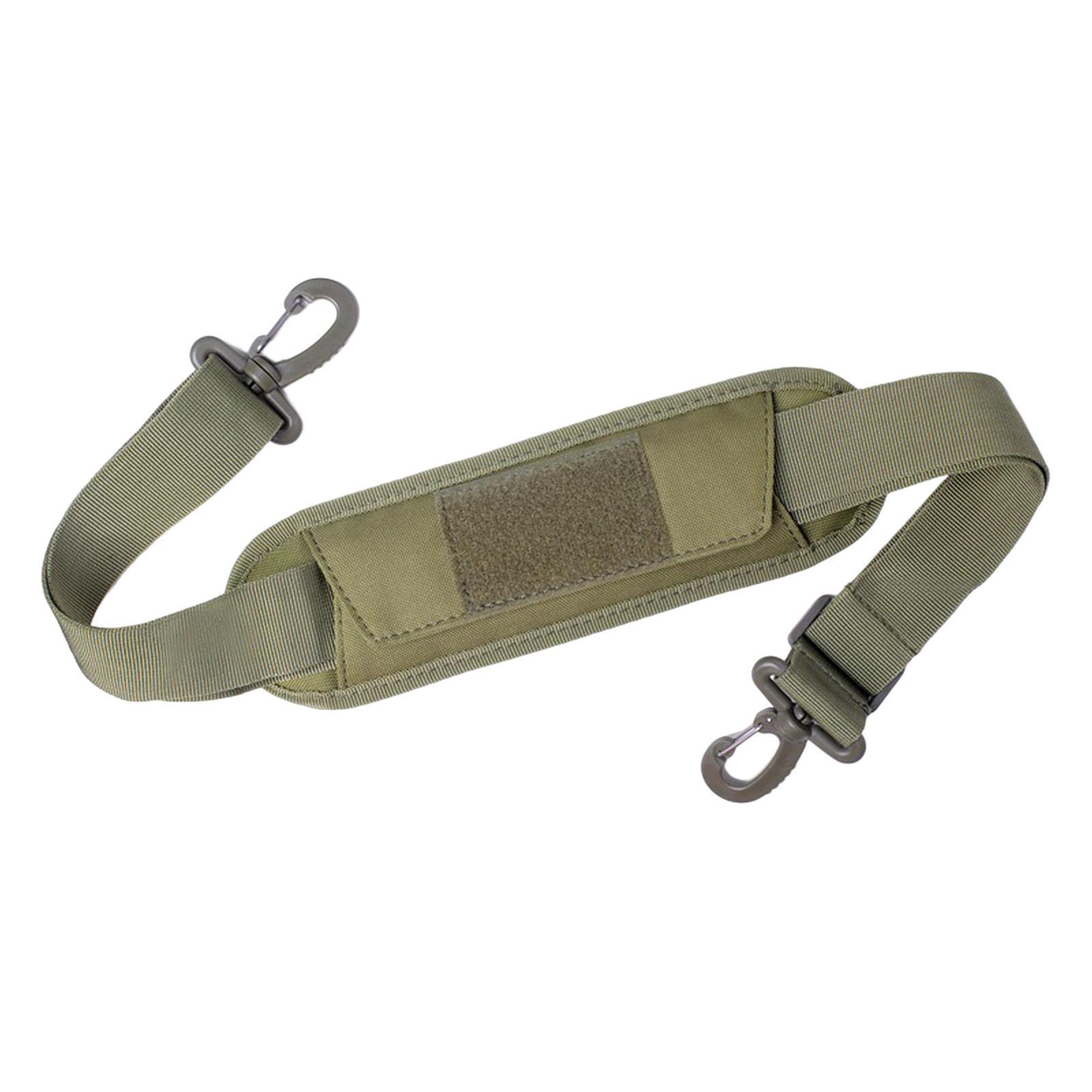 Green Adjustable Shoulder Strap Replacement with Thick Soft Pad Width 1.5in