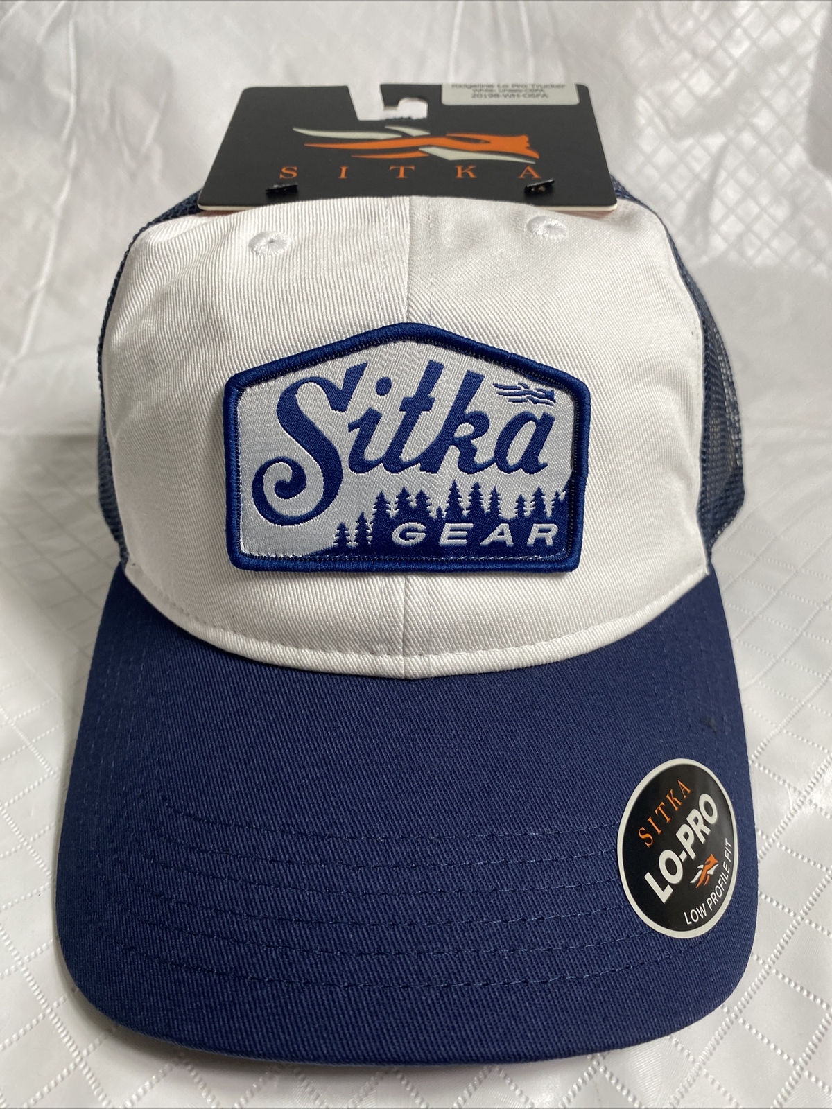NEW Sitka Blue Meshback Snapback Ridgeline Lo Pro Trucker Hat Cap OSFA NWT