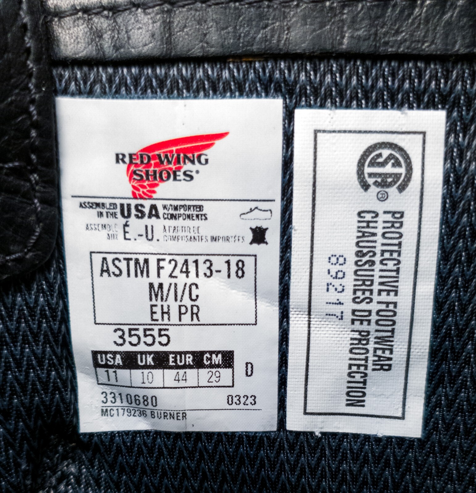 Red Wing 3555 Insulated Waterproof Boots (Non-Metallic Safety Toe)