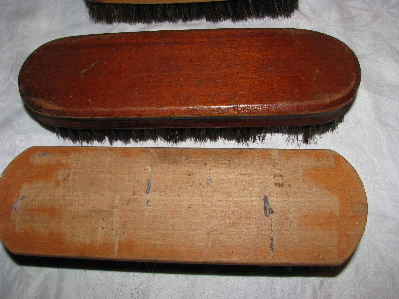 Group of Five Vintage Clothes & Shoes Horsehair Brushes Felton, Ralyn & Esquire