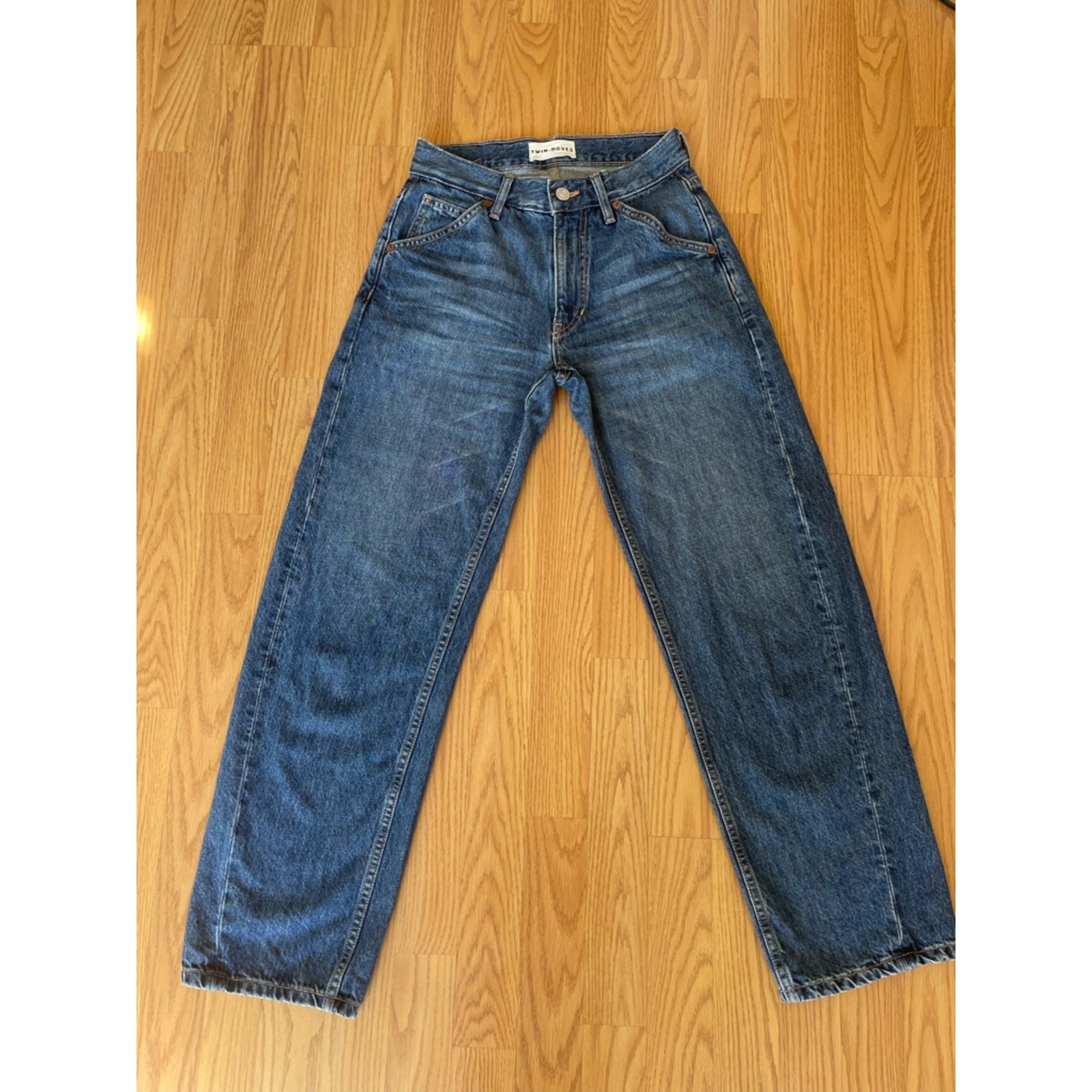 Twin Doves Denim by Emerson Fry The Barrel Jean in Dark Nova size 24