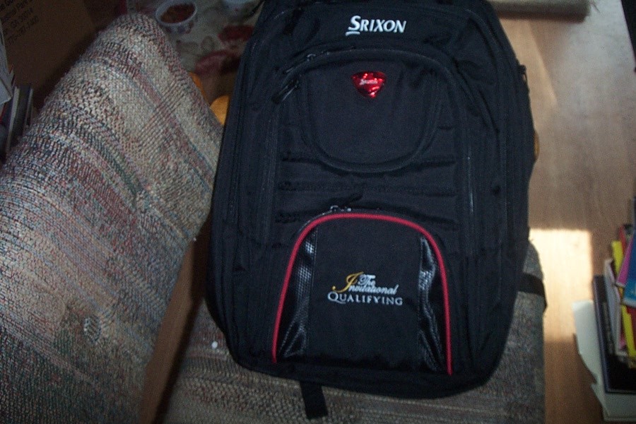 BRAND NEW SRIXON BACKPACK – BLACK – NEW 2017 – BACK PACK The Invitational