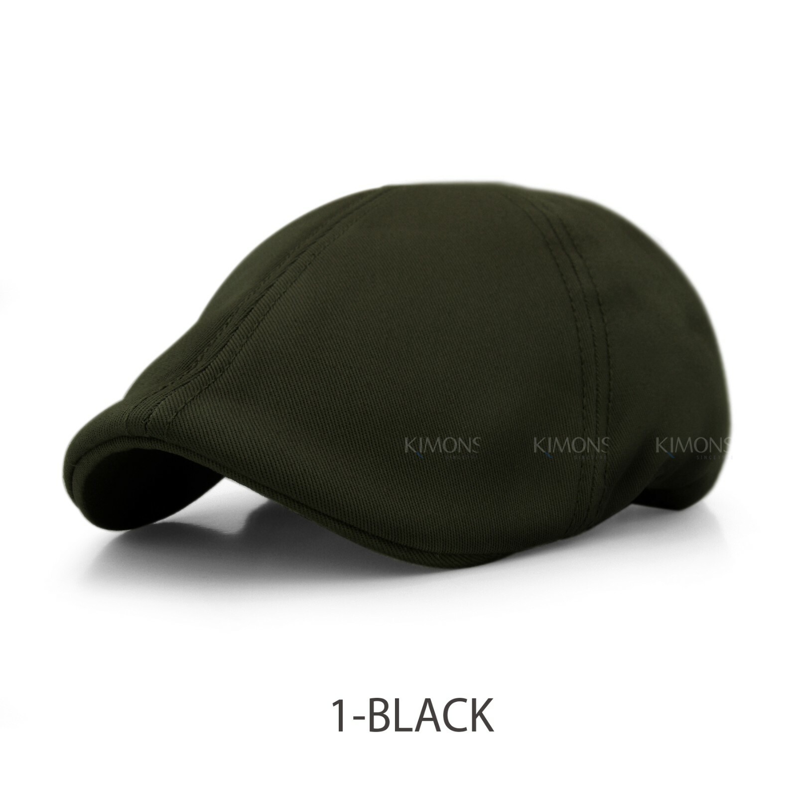 Solid Cotton Gatsby Cap Mens Ivy Hat Golf Driving Summer Sun Flat Cabbie Newsboy