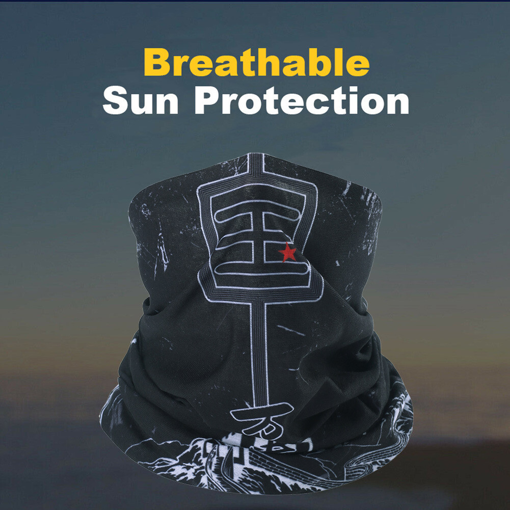Breathable Neck Gaiter Washable Face Mask UV Sun Protection Face Cover Scarf USA