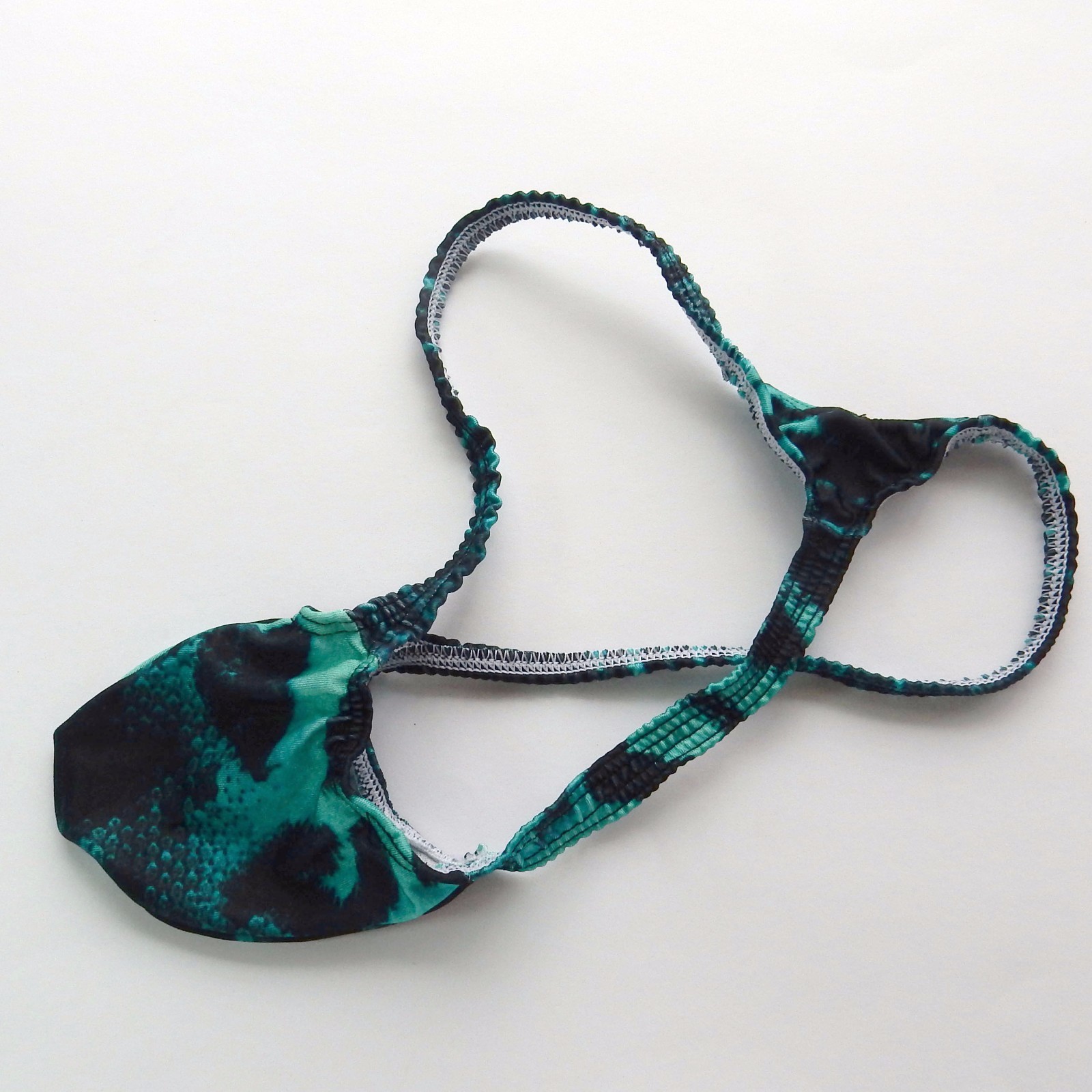K403 P String Thong Grape Smugglers Contoured Pouch Multiple prints Swim Fabric