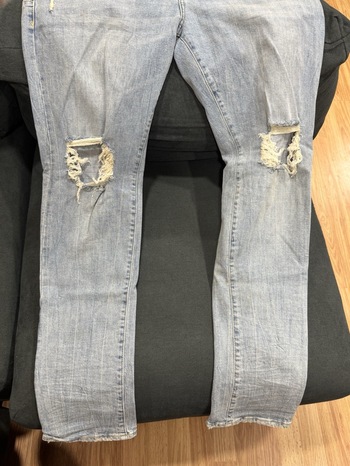Purple Jeans Size 40 P002 Light Indigo Blowout Denim