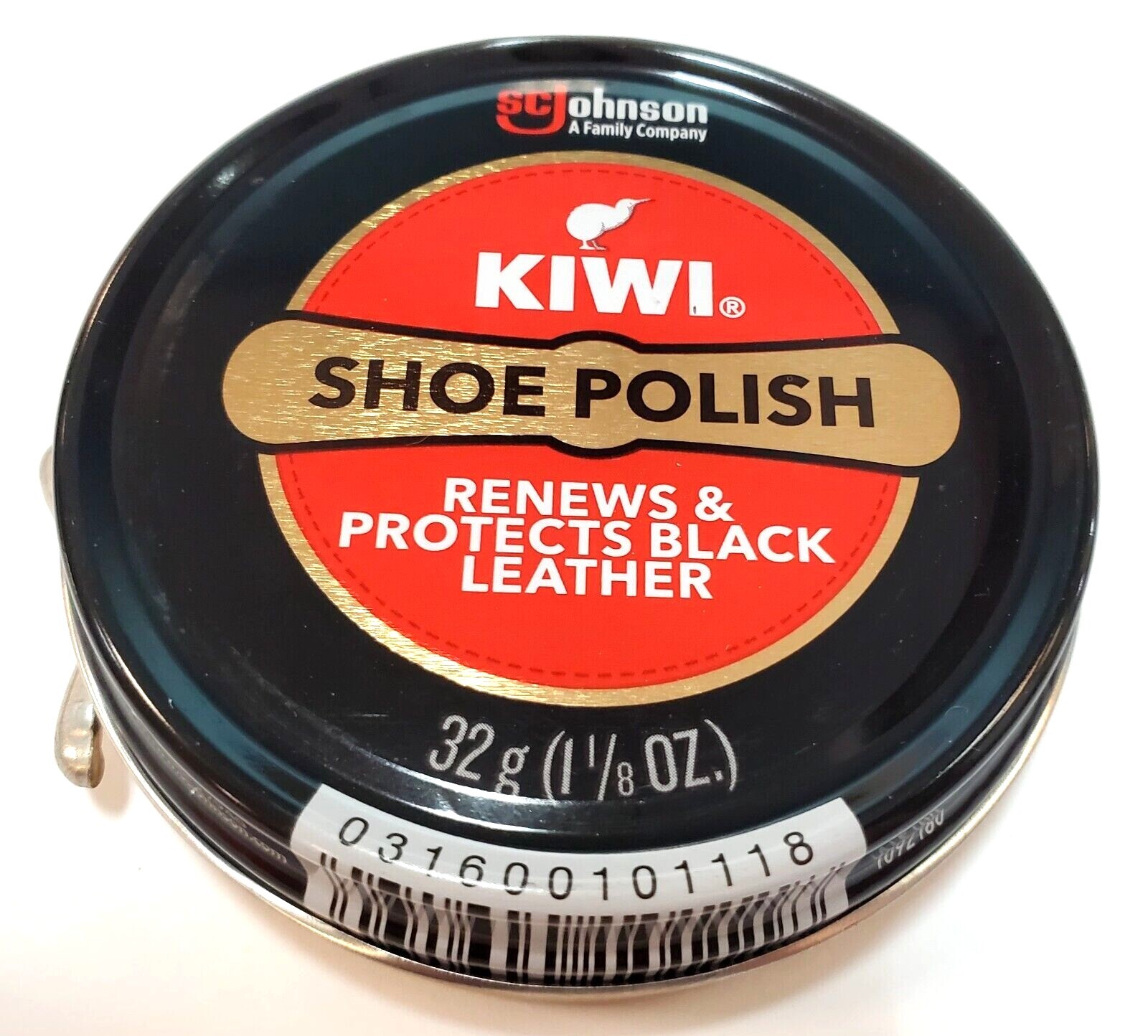 Kiwi Premium Wax Paste Leather Shoe Polish Large 2.5 oz / Small 1.125
