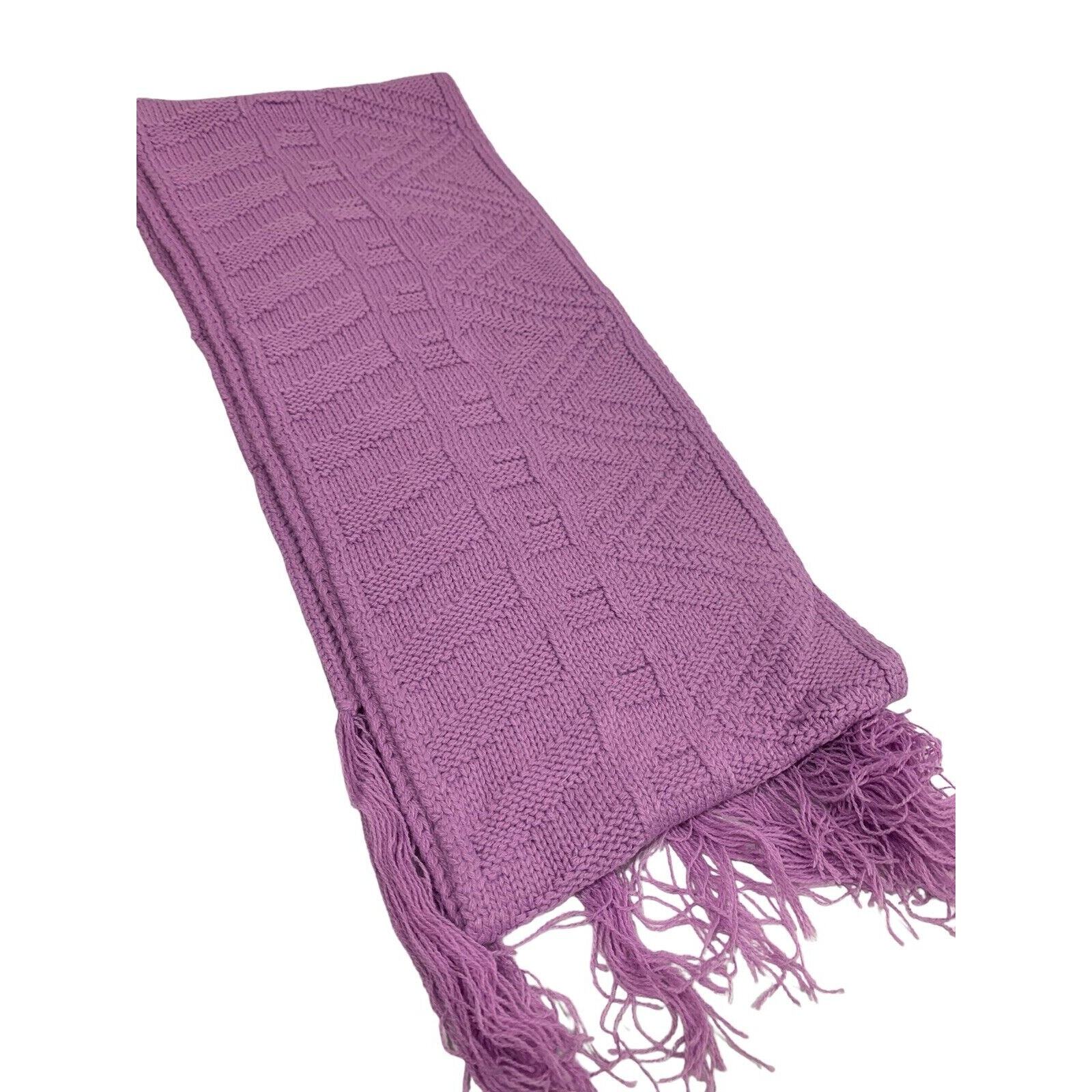 Womens Lilac Purple Knit Scarf or Shawl Wrap Roamans NWOT