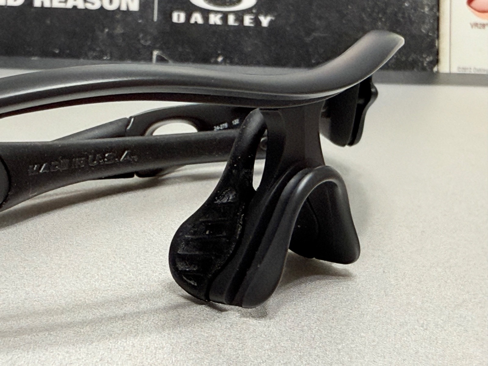 Oakley Radar Path Infinite Hero CARBON frame w/ Purple Icons – SKU# 24-275 132mm