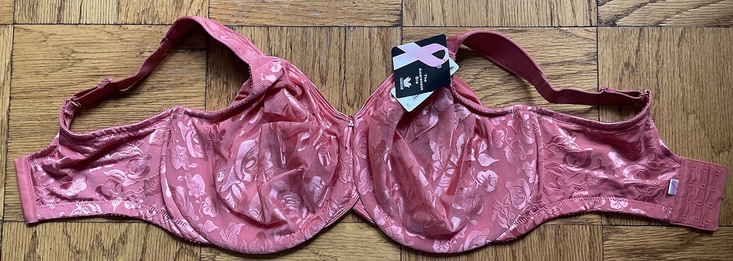 42H – Seamless Underwire Bra by Wacoal; AWARENESS, Faded Rose, New