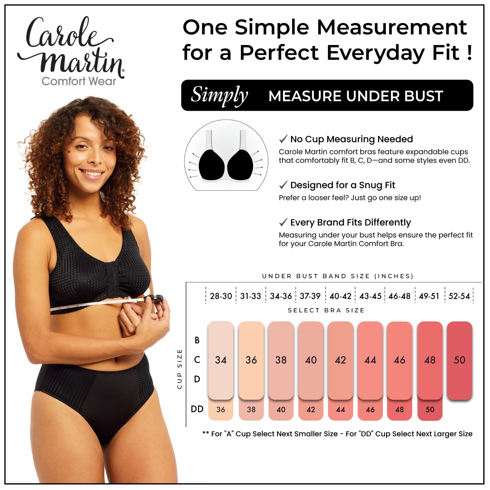 Carole Martin Women’s Full-Freedom Comfort Bra